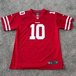Nike Kids Red and White Jersey